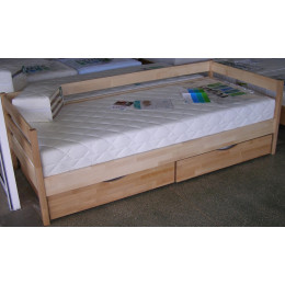 Ліжко Єва з шухлядами 90 х 200 см (бук натуральний)