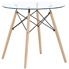 Стіл обідній ЕТНА Glass (D=80cm), скло