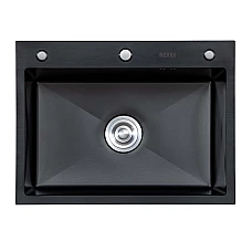 Мийка кухонна EXTOR IB 6050 з нержавіючої сталі 60*50*22 ЧОРНА ( А0059857 )