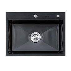 Мийка кухонна EXTOR 6045 з нержавіючої сталі 60*45*23 ЧОРНА ( А0056973 )