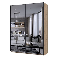 Шкаф купе Doros G-Caiser Дуб Эвок 2 Зеркала / 3 части 180х60х240 (DRS-011575)