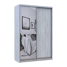 Шкаф купе Doros Сити Лайт Сосна Натти 1 ДСП / 1 зеркало 150х60х225 (DRS-011965)
