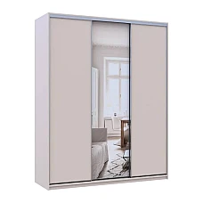 Шафа-купе Doros Сіті Лайт Кашемір 2 ДСП/1 дзеркало 180х60х225 (80736371)
