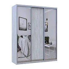 Шкаф купе Doros Сити Лайт Сосна Натти 1 ДСП / 2 зеркала 180х60х225 (DRS-011968)