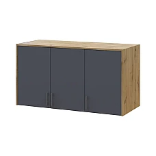 Антресоль высокая Doros Ронди Дуб Артизан/Графит 3 ДСП 121х52х65 (DRS-011906)