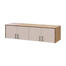 Антресоль Doros Ронди Дуб Артизан/Кашемир 4 ДСП 160х52х41 DRS-011601 (80737833)