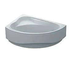 Ванна акрилова асиметрична SANTA 150x100 L + ноги + екран під ванну ( А0045118 )