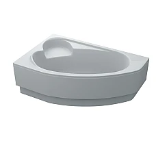 Ванна акрилова асиметрична LEONI 170х110 L + ноги + екран під ванну ( А0045131 )