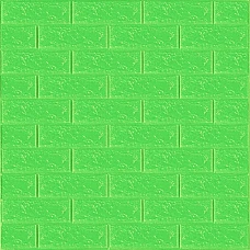 3D панель самоклеющаяся 700x770x3мм кирпич Зеленый (013-3) SW-00000639