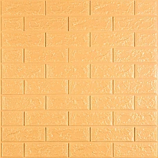 3D панель самоклеющаяся 700x770x5мм кирпич Желто-песочный (009-5) SW-00000028