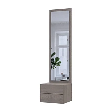 Подвесная тумба с зеркалом Doros Сола Канноло/Кашемир 45х40х168.6 (DRS-011895)