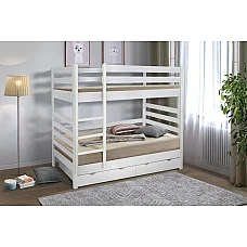 Кровать Засоня двухъярусная 90 X 200, темный орех