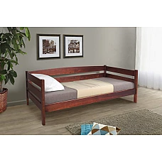 Кровать Льова 90 X 200, тёмный орех